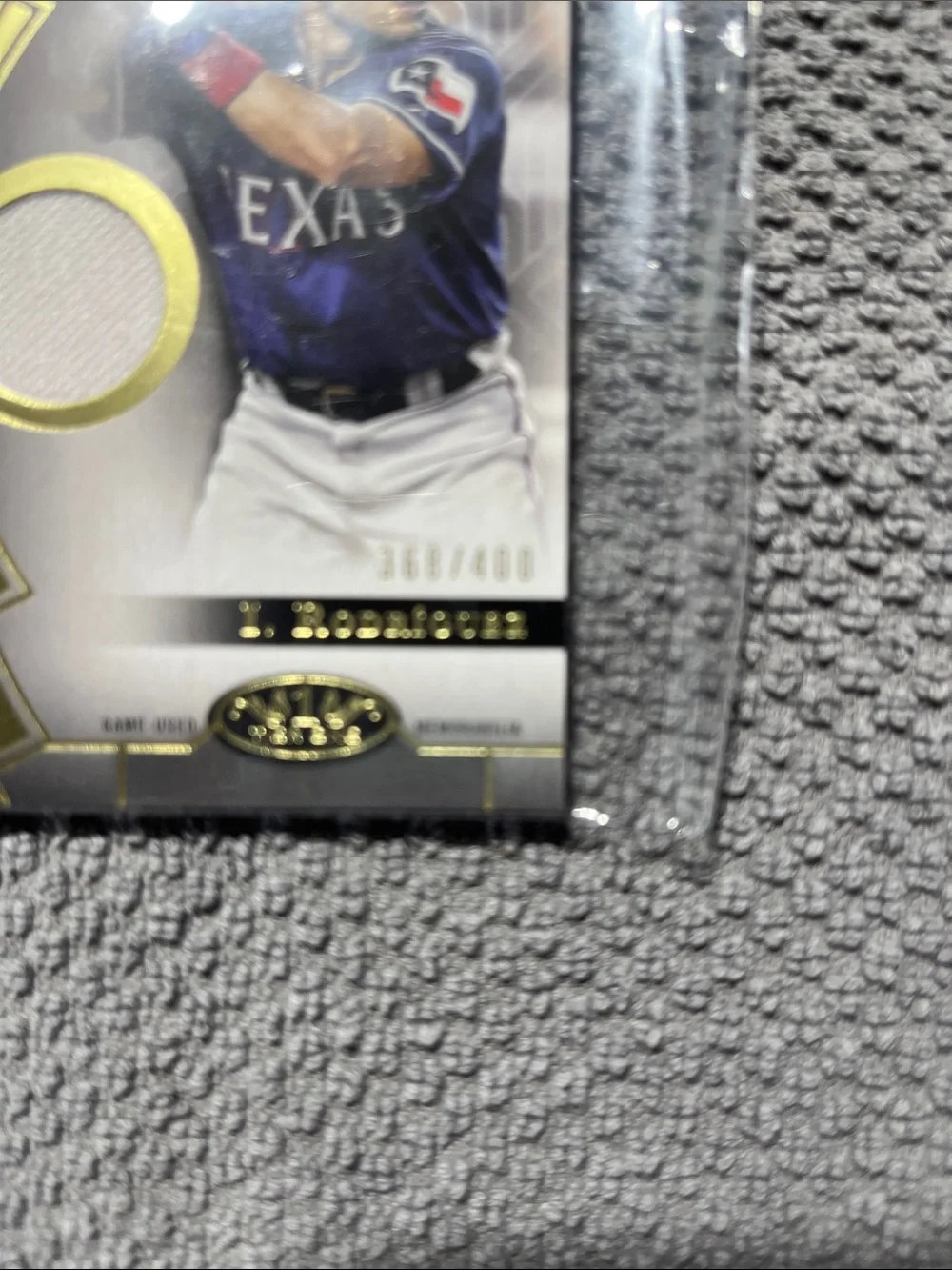 2023 Tier One game used memorabilia Ivan Rodriguez 368/400 #t1r-IR